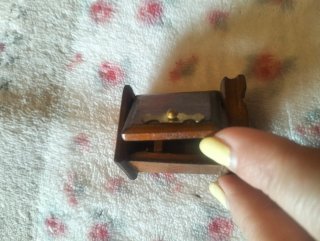 Mobili in legno casa delle bambole vintage