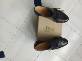 Zapatos de piel FOSCO negros