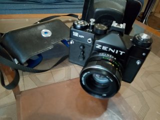 Zenit 12xp Cámara Analógica Negra