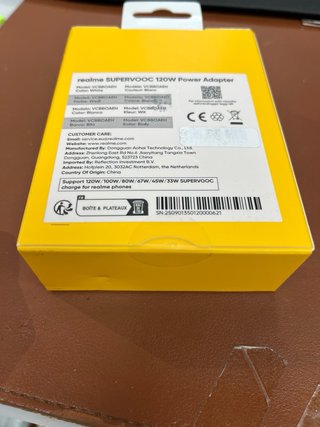 Cargador REALME 120W Blanco#000621