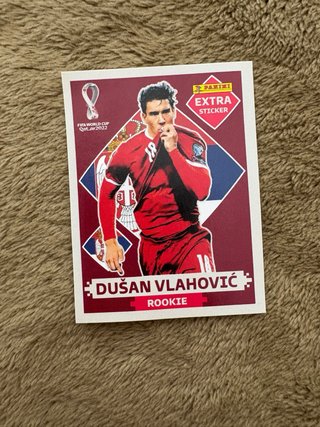 Cromo Extra Mundial Qatar 2022 Dušan Vlahović