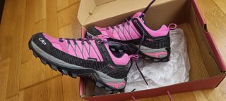 Zapatillas senderismo CMP mujer rosa y negro
