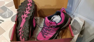 Zapatillas senderismo CMP mujer rosa y negro