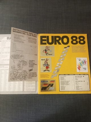 Álbum Cromos Euro 88 Panini