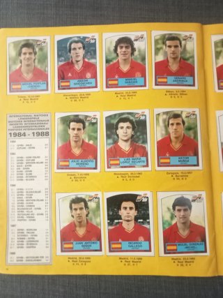 Álbum Cromos Euro 88 Panini