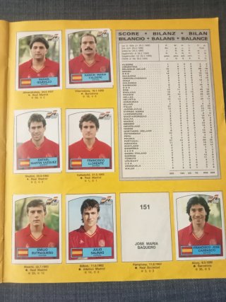 Álbum Cromos Euro 88 Panini