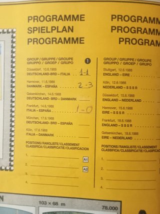 Álbum Cromos Euro 88 Panini