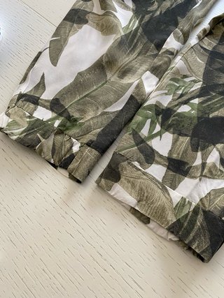 Pantaloni Roberta Biagi fantasia foglie
