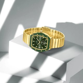 Reloj Naviforce Hombre Dorado y Verde