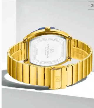 Reloj Naviforce Hombre Dorado y Verde