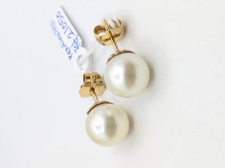 Pendientes Oro 18k y Perla