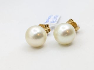 Pendientes Oro 18k y Perla