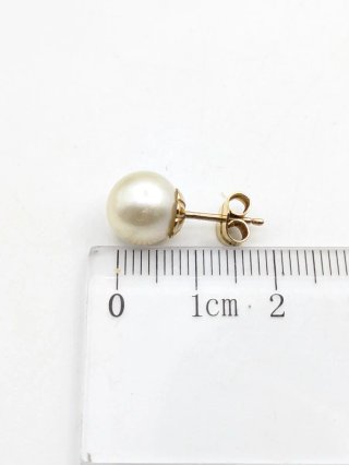 Pendientes Oro 18k y Perla