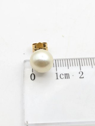 Pendientes Oro 18k y Perla