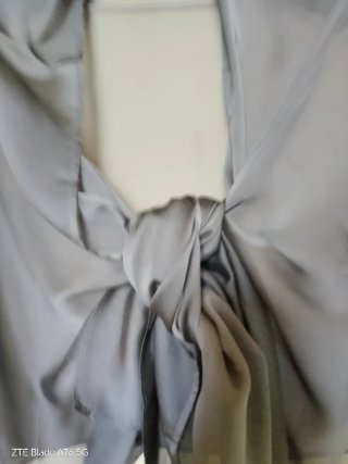 Coprispalla foulard grigio