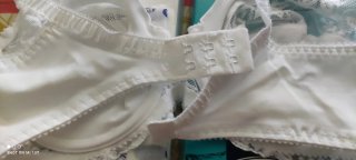 Sujetador Selmark Blanco Encaje Lycra.