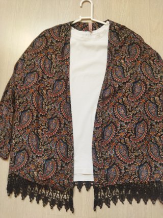 Sobrecamisa M con flecos