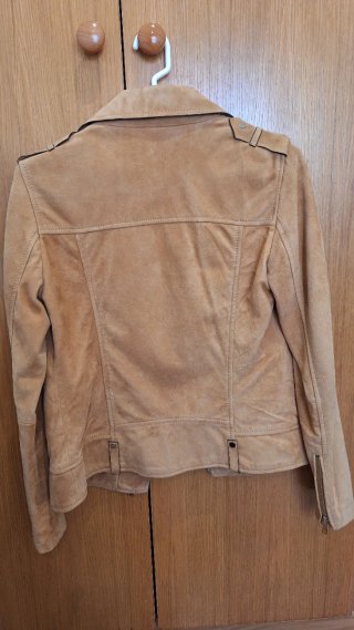Cazadora ante Massimo Dutti Beige/Marrón