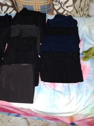 17 Pantalones de Vestir Negros Grises azul marino