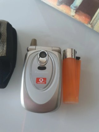 Móvil Panasonic Coleccionista Plata Naranja