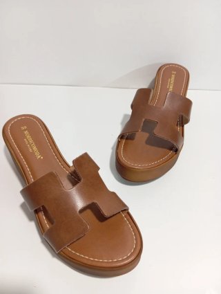Sandali zoccoli donna nuovi in vera pelle