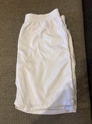 Calzonas blancas cortas deportivas
