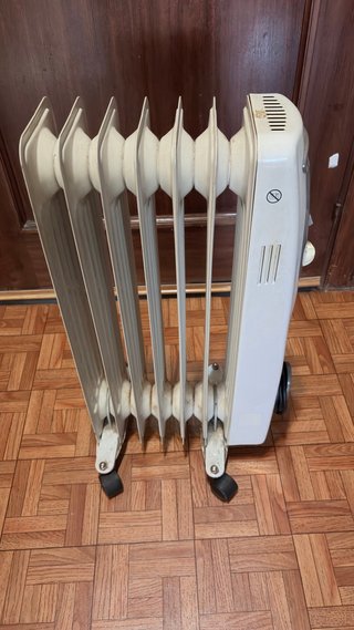 Radiador eléctrico beige