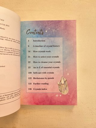 Libro Cristalli + 4 Pietre