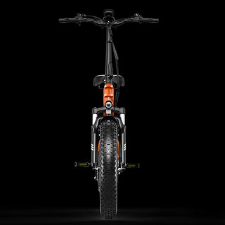 Bicicleta Eléctrica Plegable Naranja