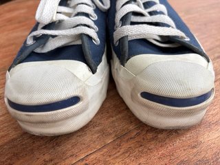Converse Bambas Azul y Blanco  Talla 4 1/2、37
