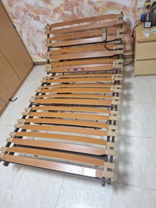 Cama eléctrica articulada con mando