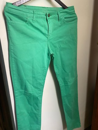 Pantalones pitillo verdes Capitan Denim