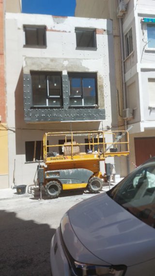 Alicatado exterior de fachadas
