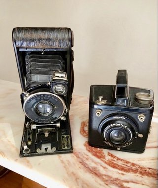 2 Fotocamere Vintage Kodak Nere