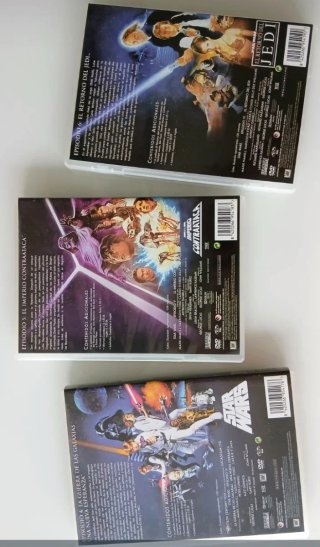 Colección de 6 DVDs películas Star Wars (Español)