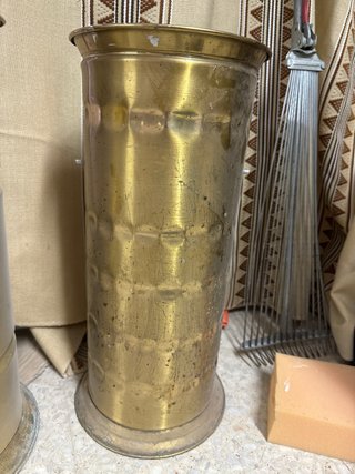 Paragüeros dorados de metal