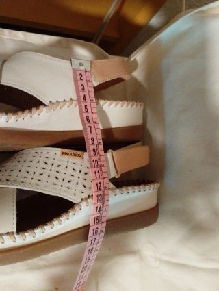 Sandalias Pikolinos Piel Blancas Talla 38