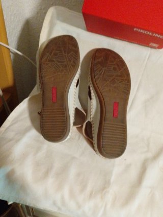 Sandalias Pikolinos Piel Blancas Talla 38