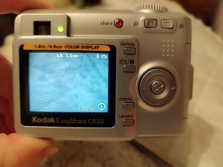 Cámara Kodak EasyShare C533 Plata