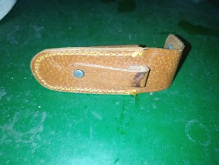 Funda de cuero para navaja
