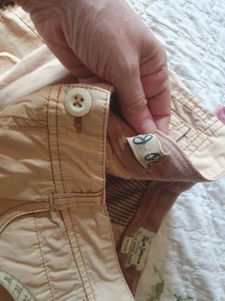 Pantalones cortos Pepe Jeans beige talla 16