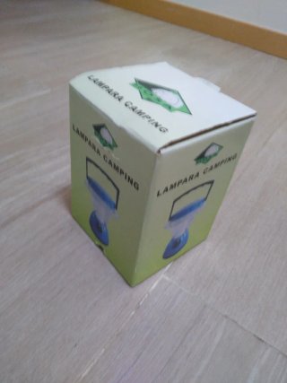 Lámpara Camping a pilas Nueva