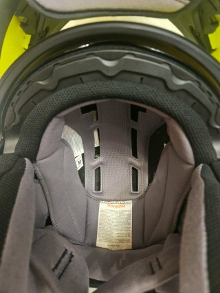 Casco HJC Modular Fluor Amarillo