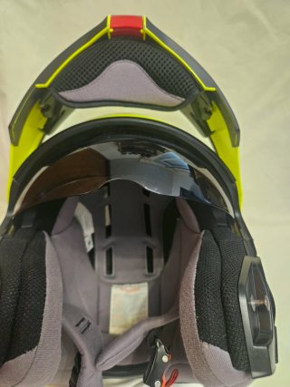 Casco HJC Modular Fluor Amarillo