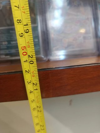 Vetrina espositore in legno e vetro
