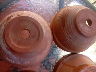 Macetas de barro tokoname y 2 Italia para bonsái
