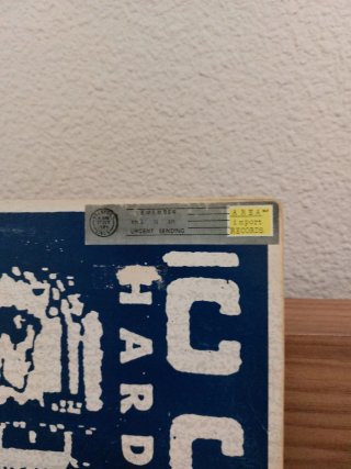 Vinilo 12" Original CCP – Hard Work 1989