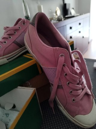 Zapatillas deportivas rosas mujer