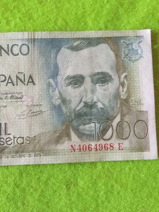 Billete 1000 pesetas España 1979