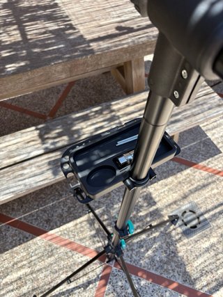 Trípode para bicicleta